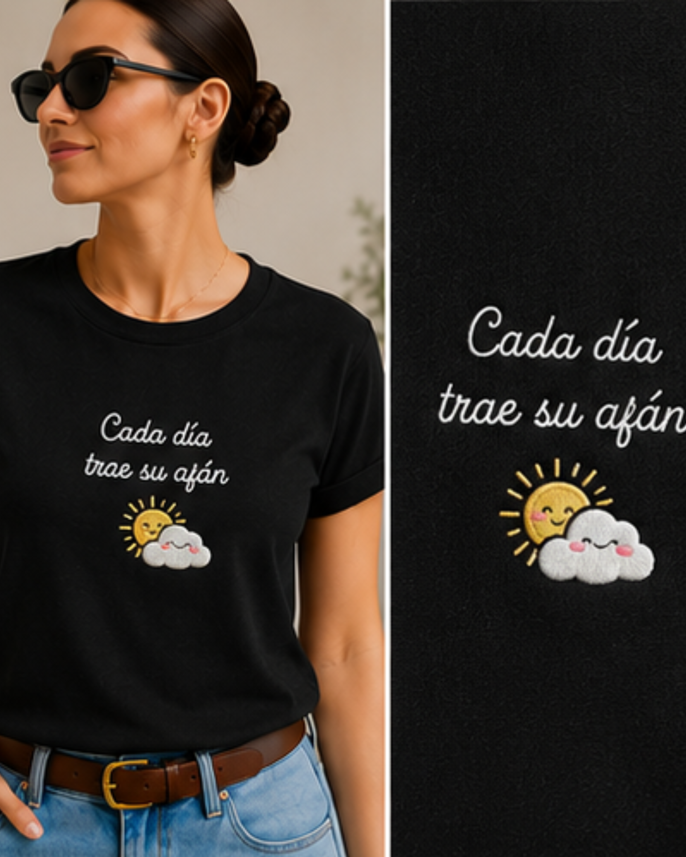 Camiseta Cada día trae su afán