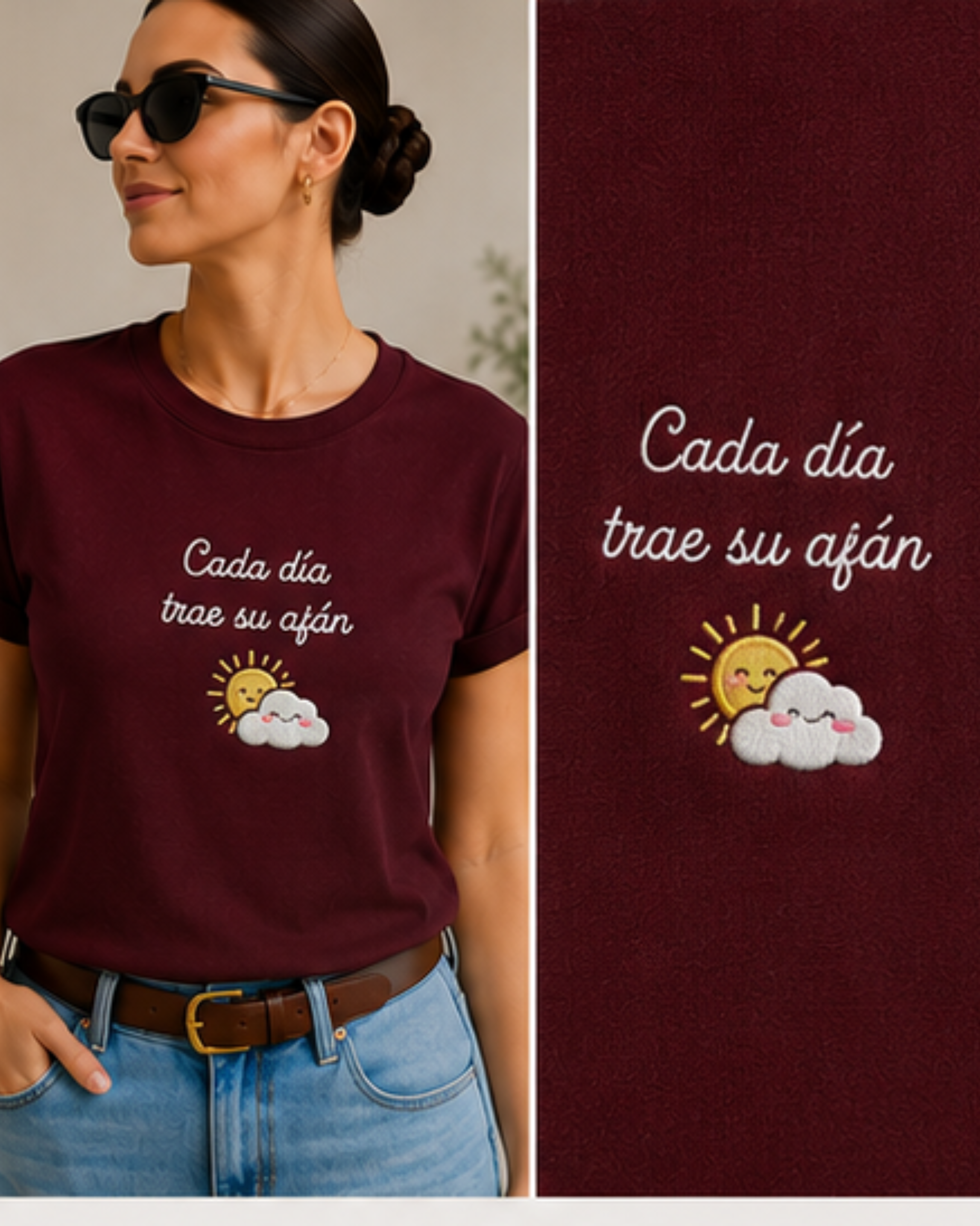 Camiseta Cada día trae su afán
