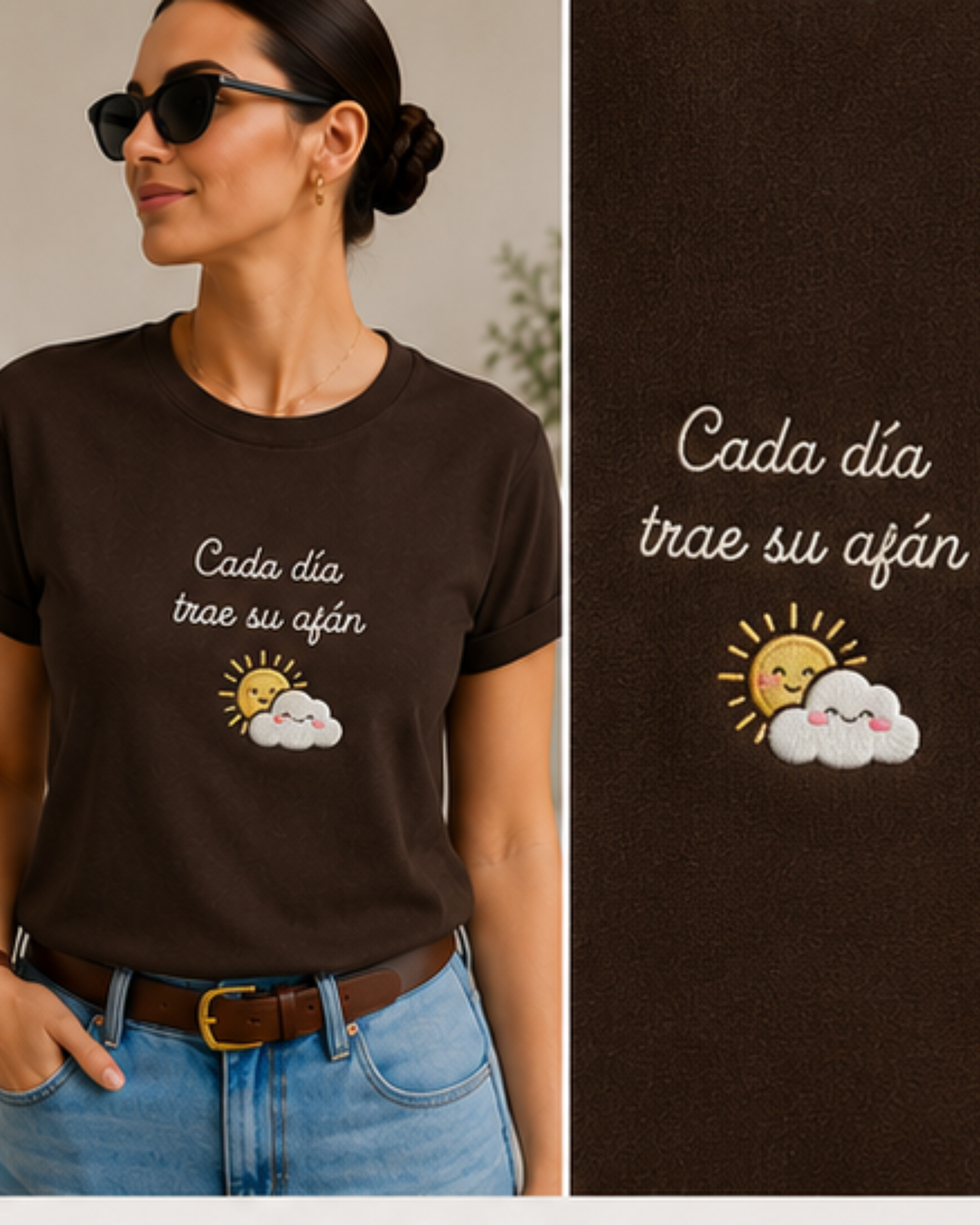 Camiseta Cada día trae su afán