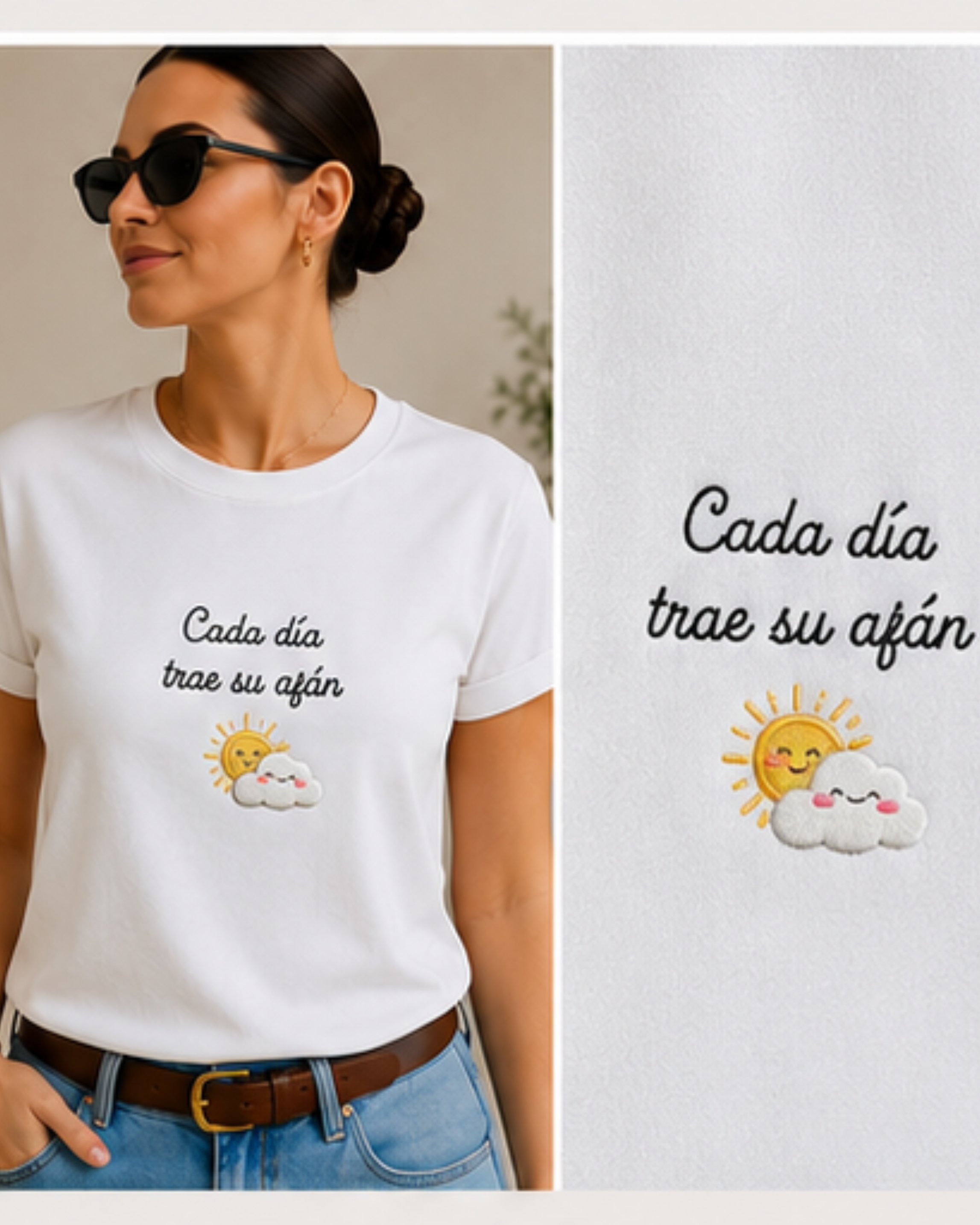 Camiseta Cada día trae su afán