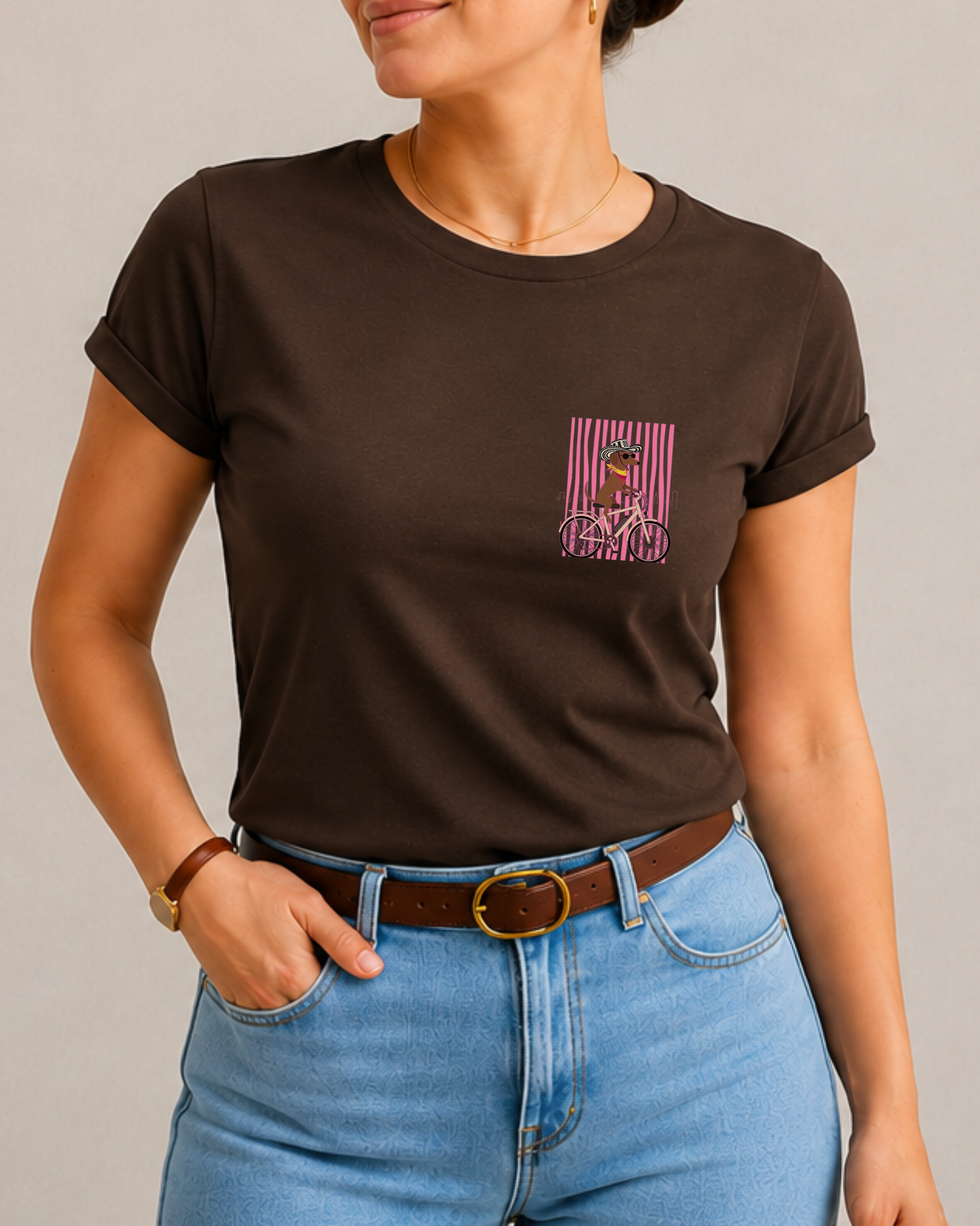 Camiseta Perrito en bici