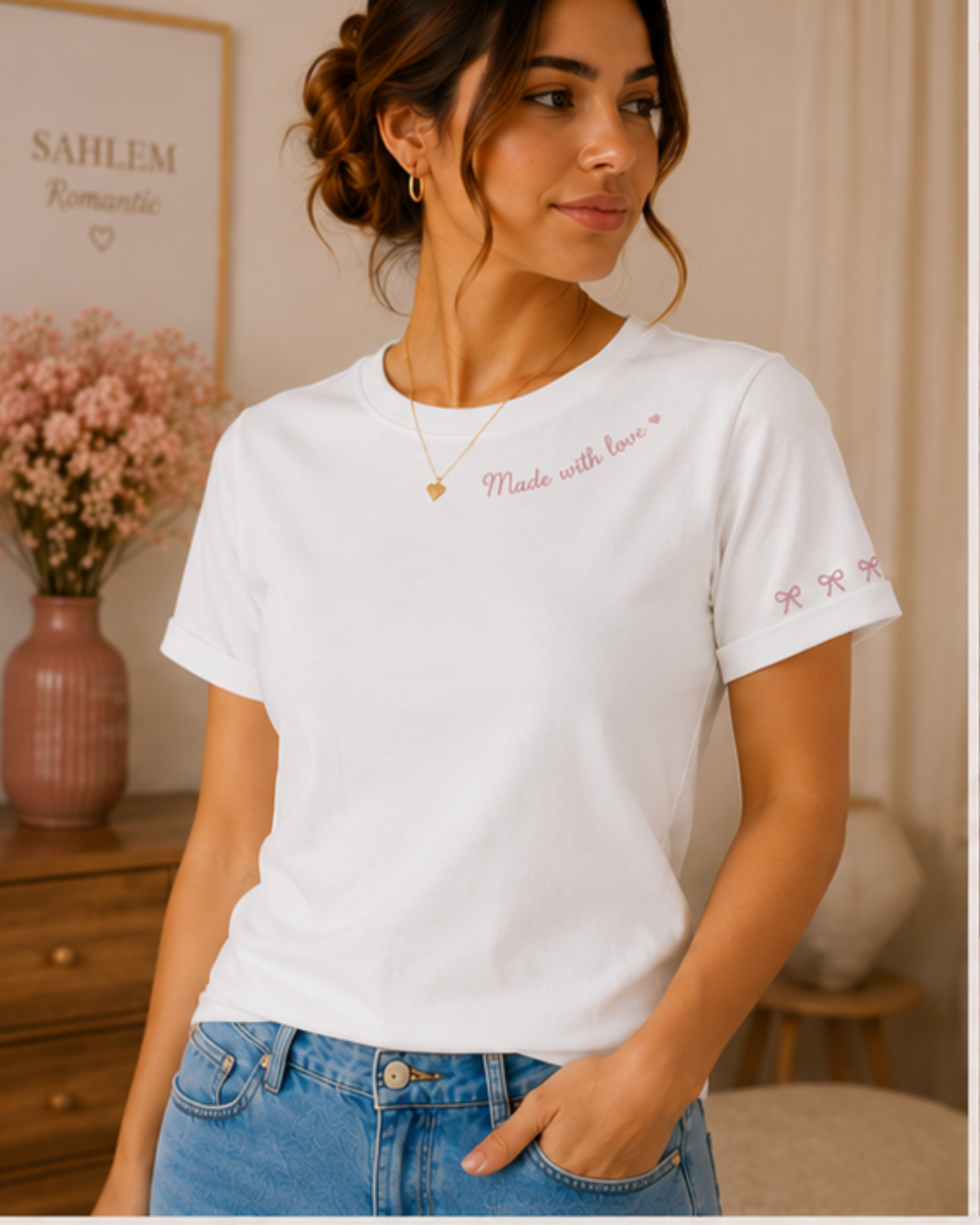 Camiseta Made with love