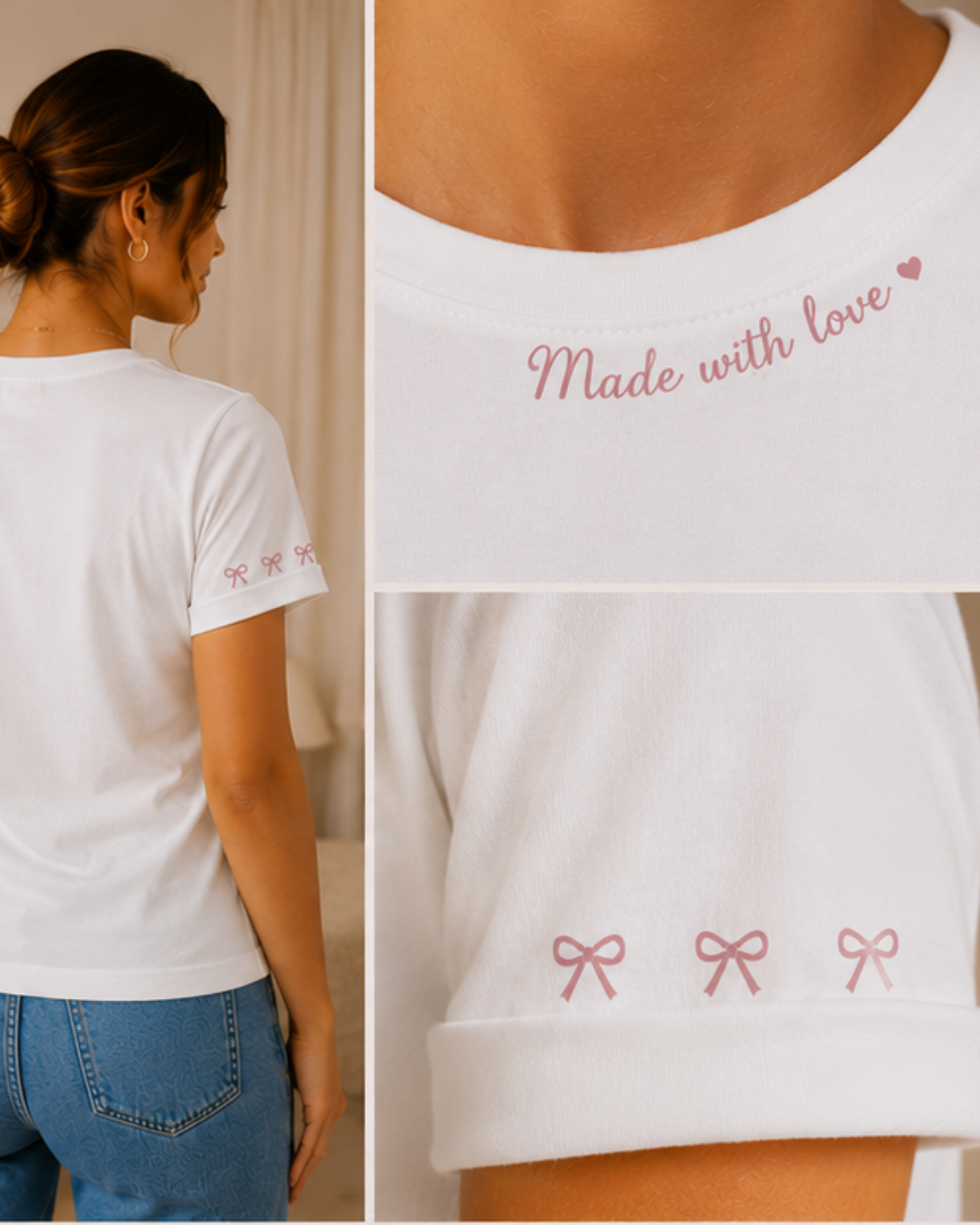Camiseta Made with love
