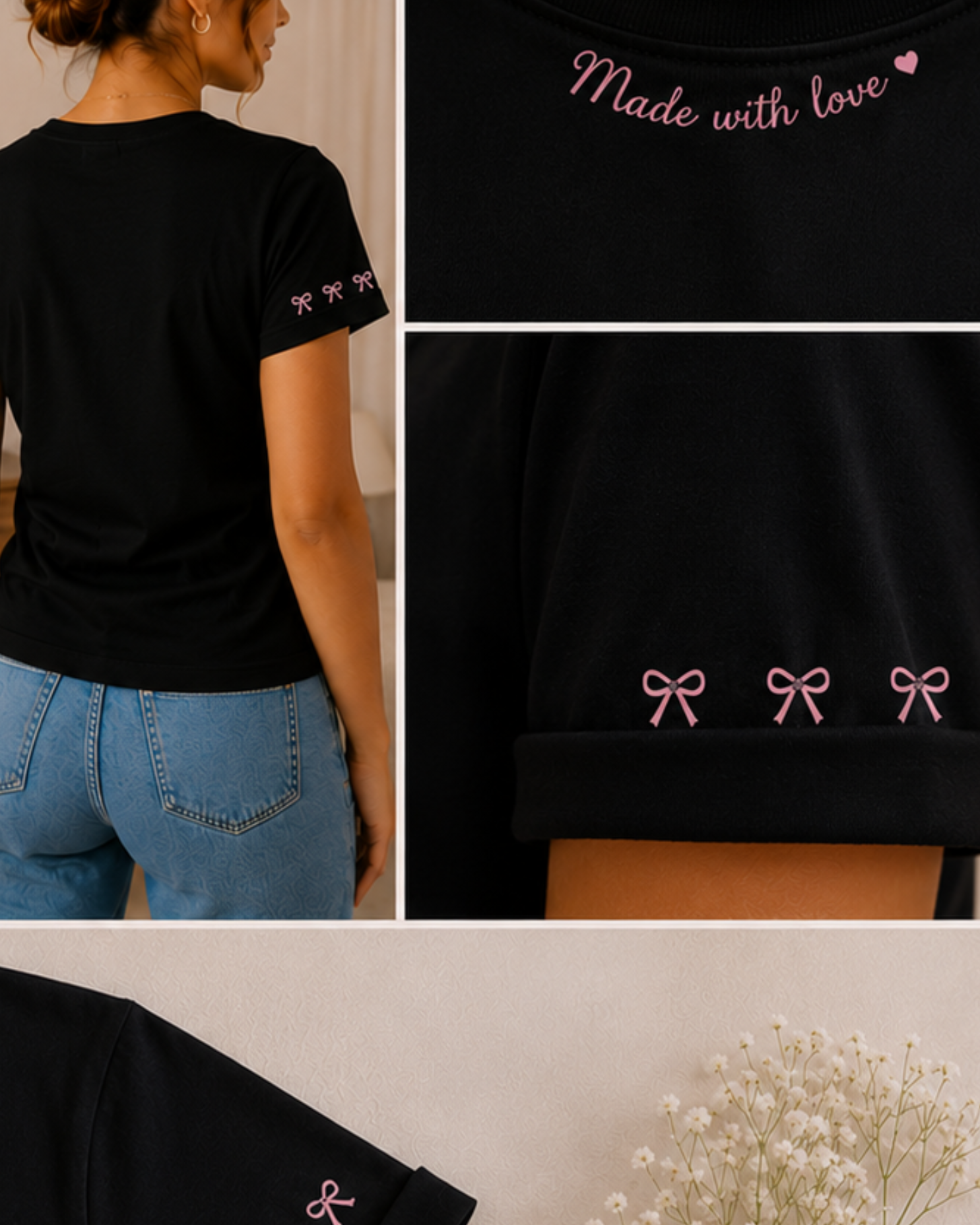 Camiseta Made with love