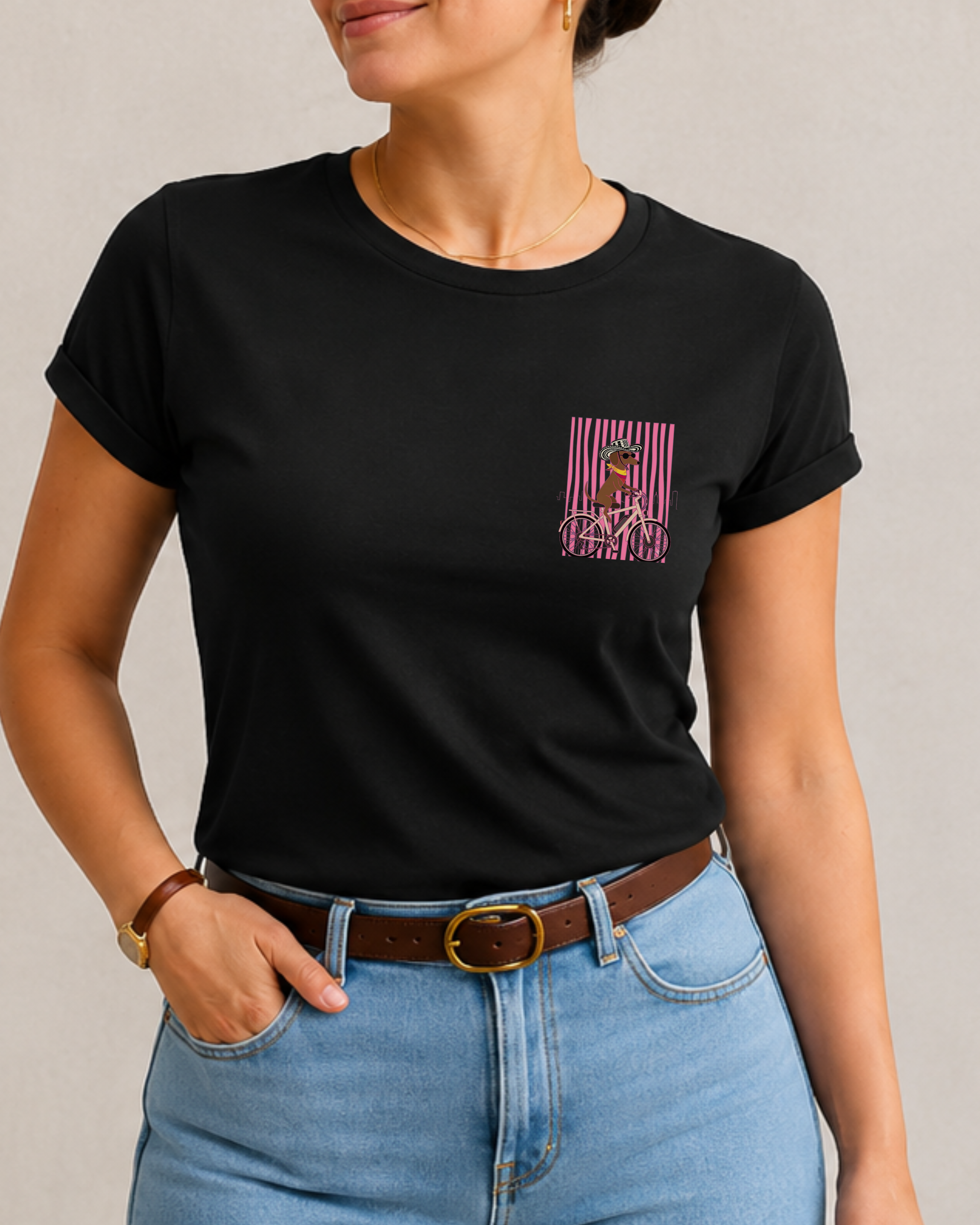Camiseta Perrito en bici