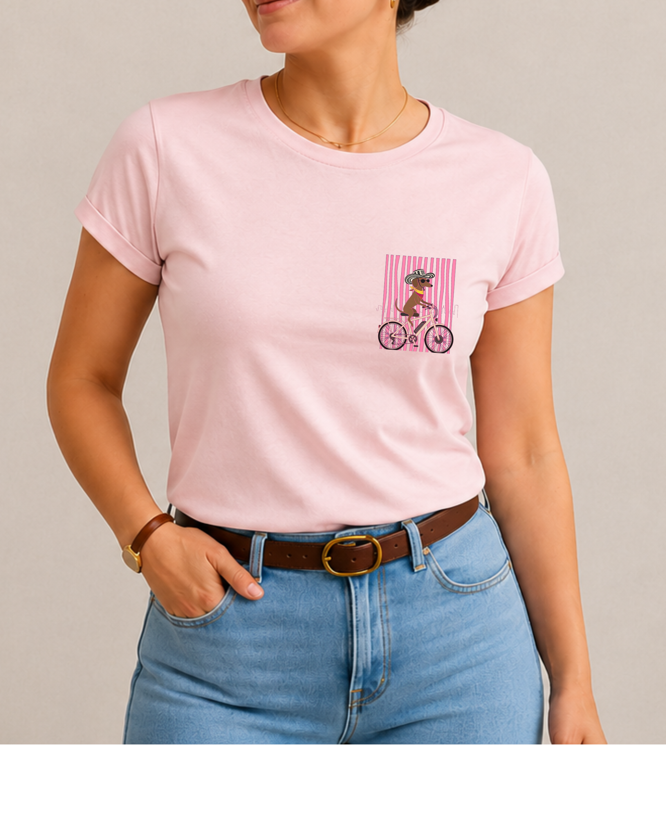 Camiseta Perrito en bici