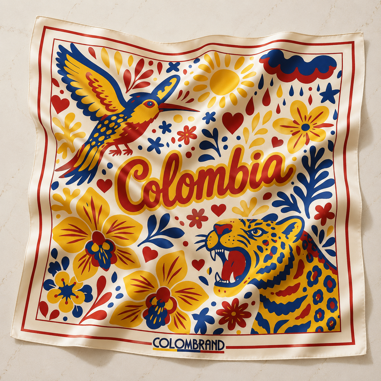 Pañoleta Colombia – Biodiversa 🇨🇴🌿