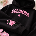 Hoodie bordado orquídea - Colombia