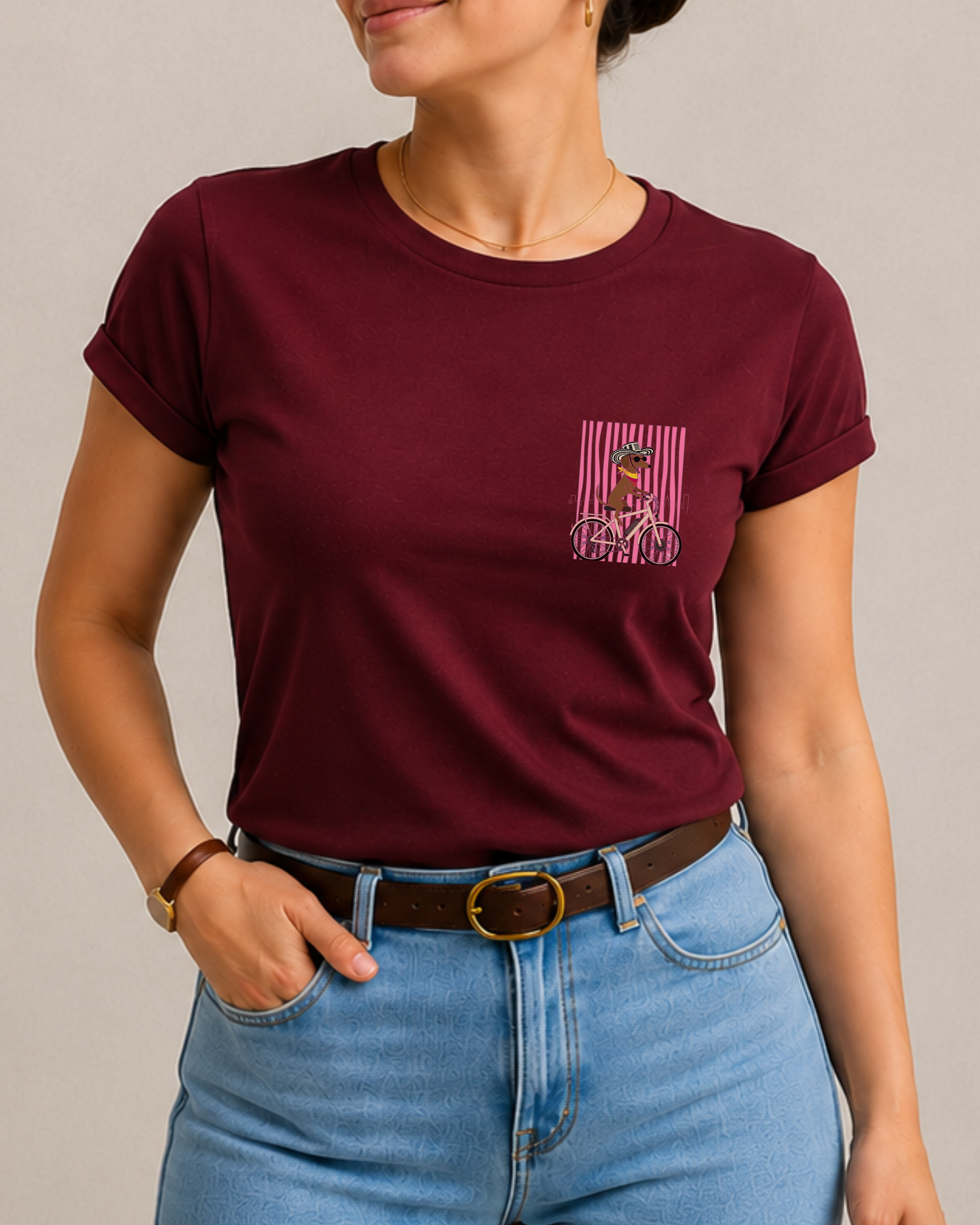 Camiseta Perrito en bici