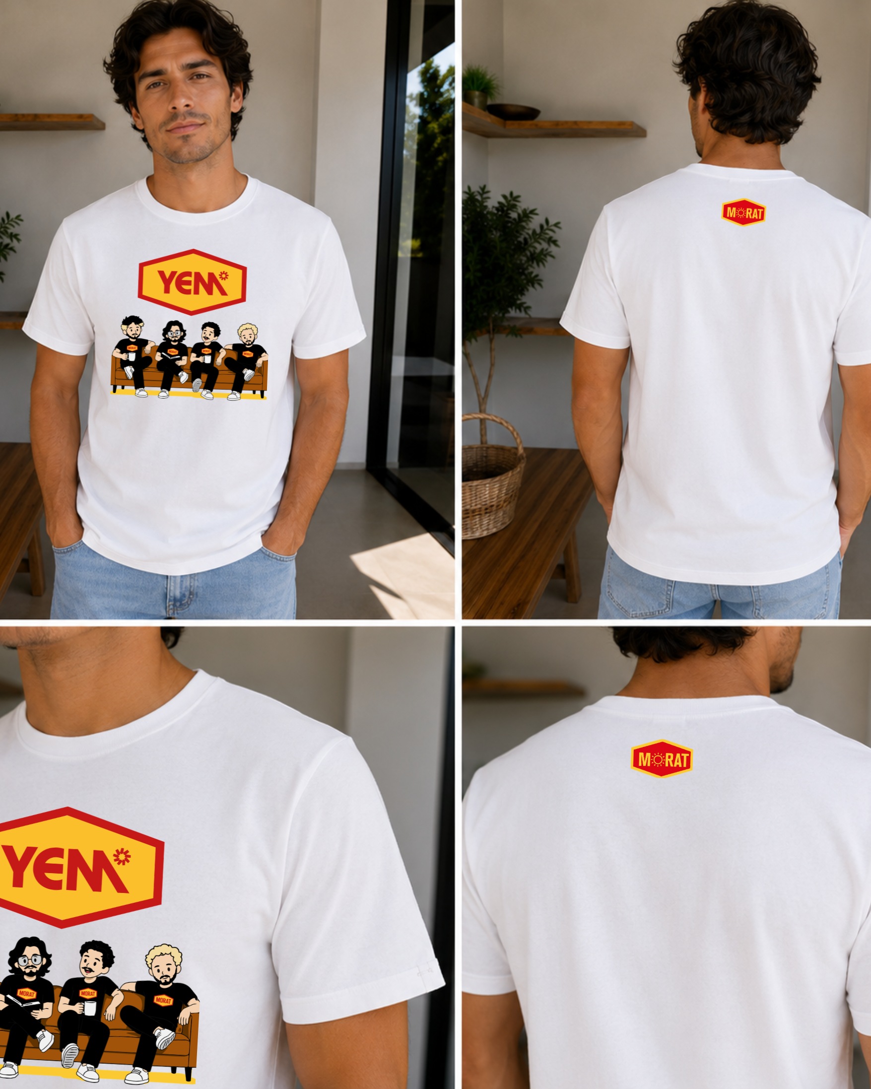 Camiseta Morat - Friends Yem