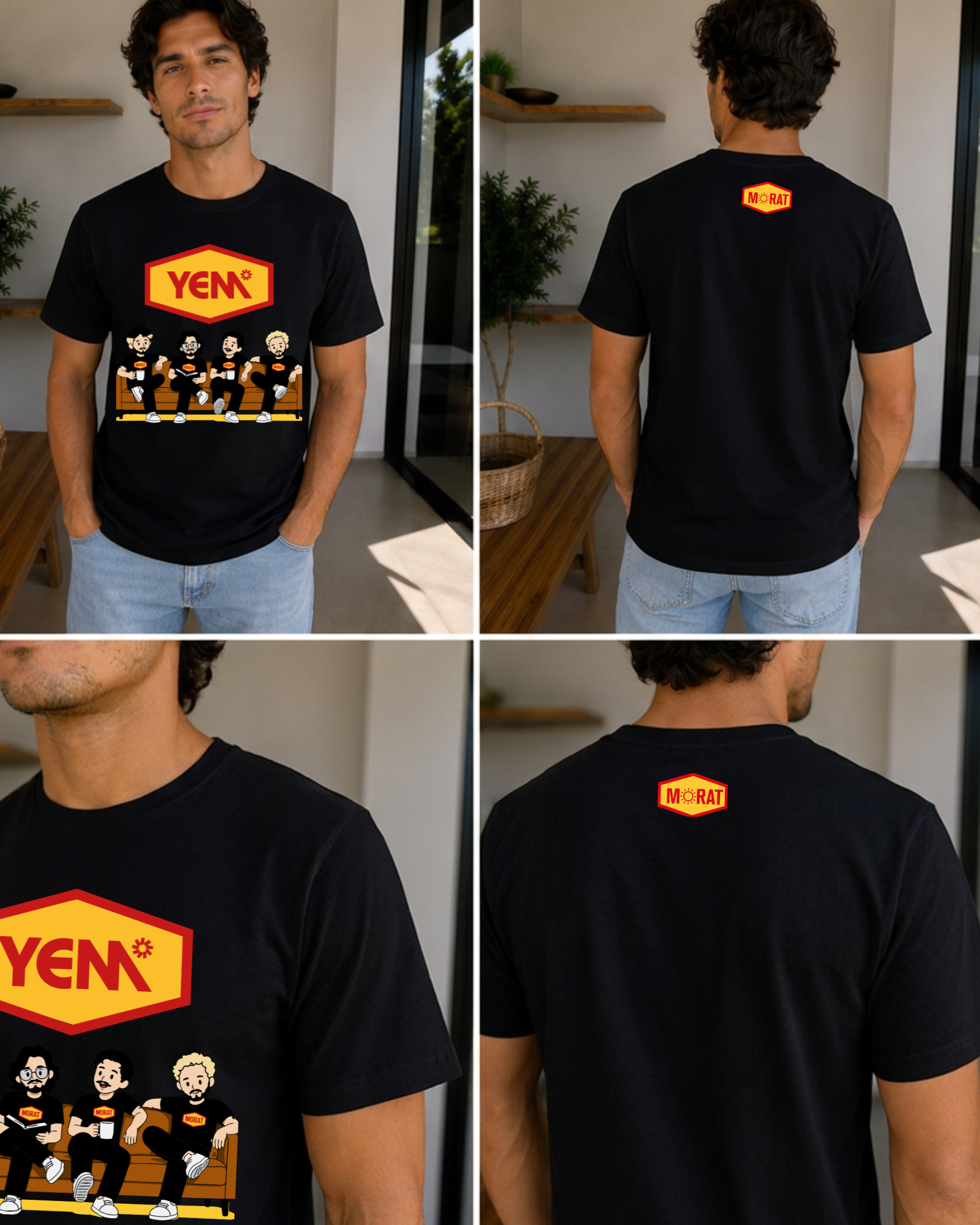 Camiseta Morat - Friends Yem