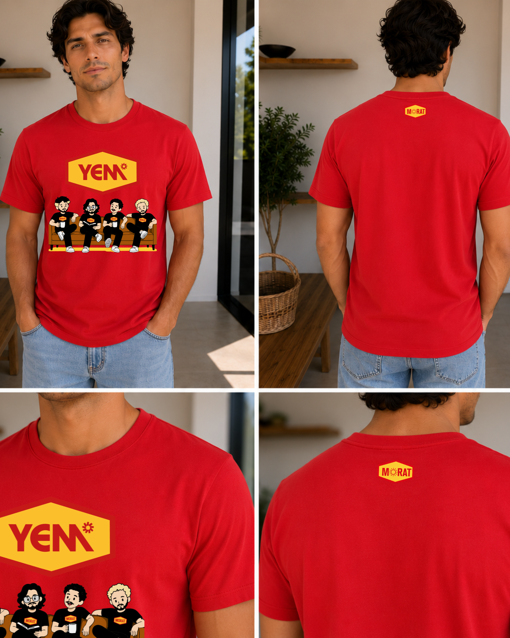 Camiseta Morat - Friends Yem