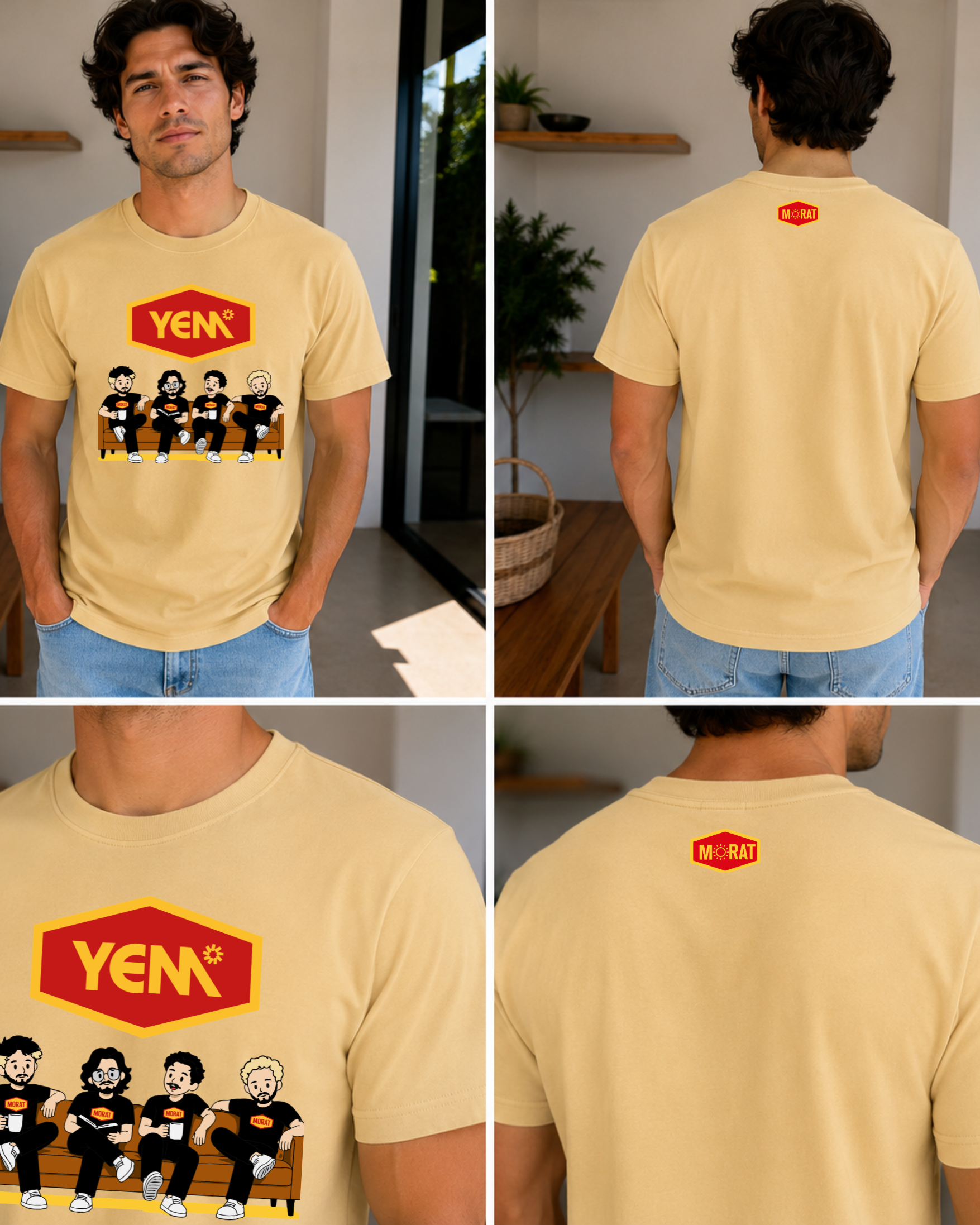 Camiseta Morat - Friends Yem