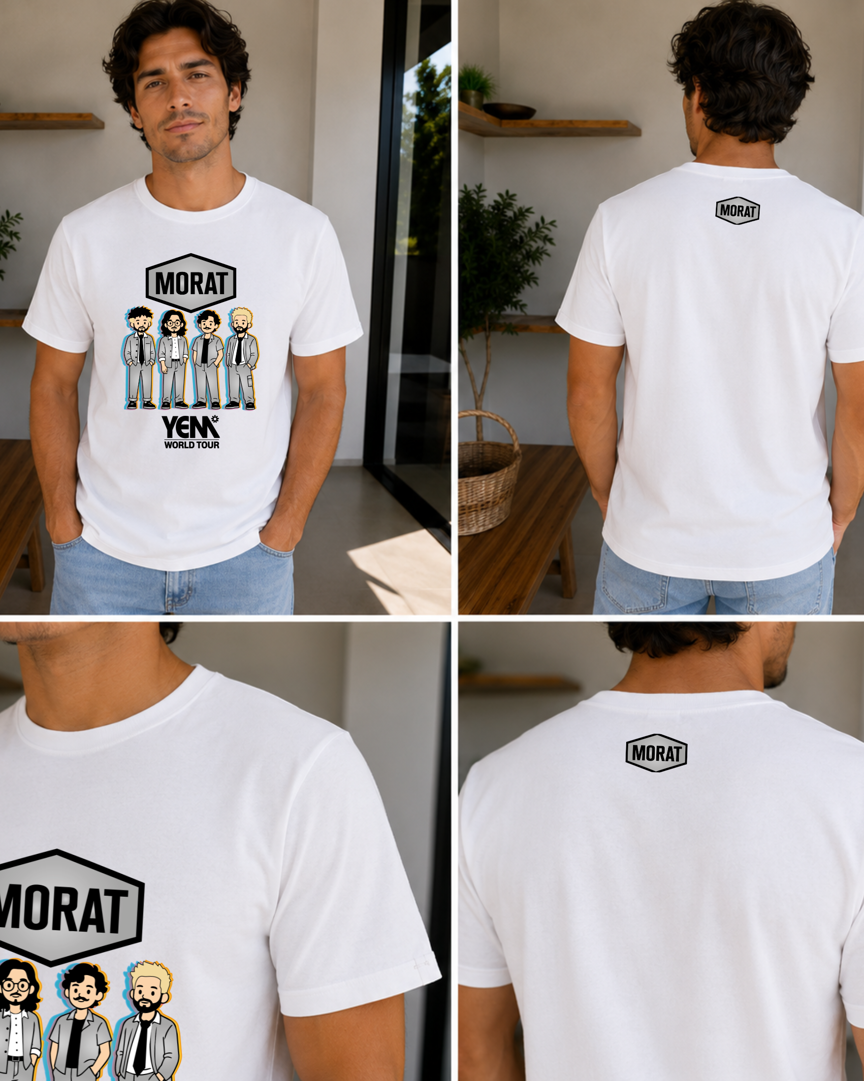 Camiseta Morat - Poster