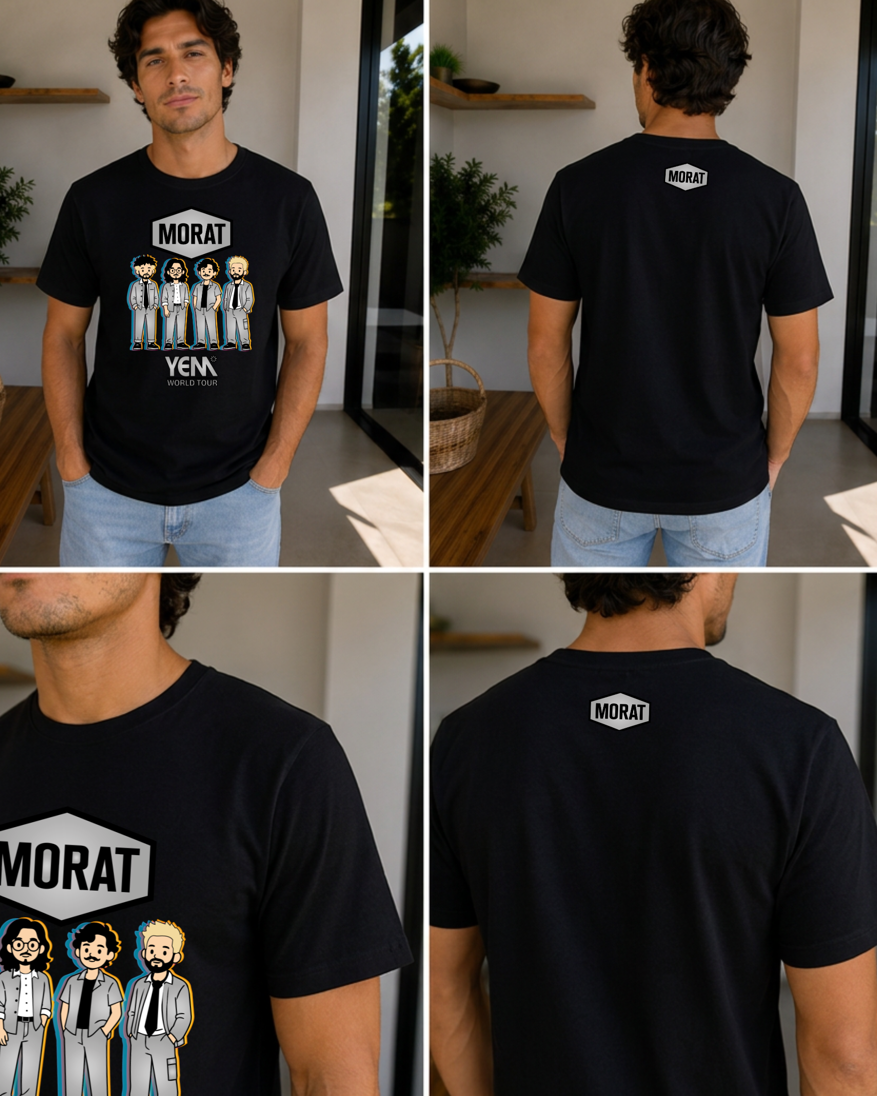 Camiseta Morat - Poster