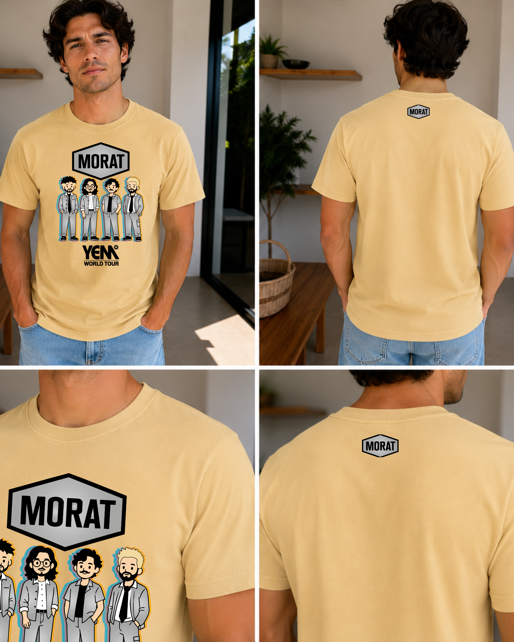 Camiseta Morat - Poster