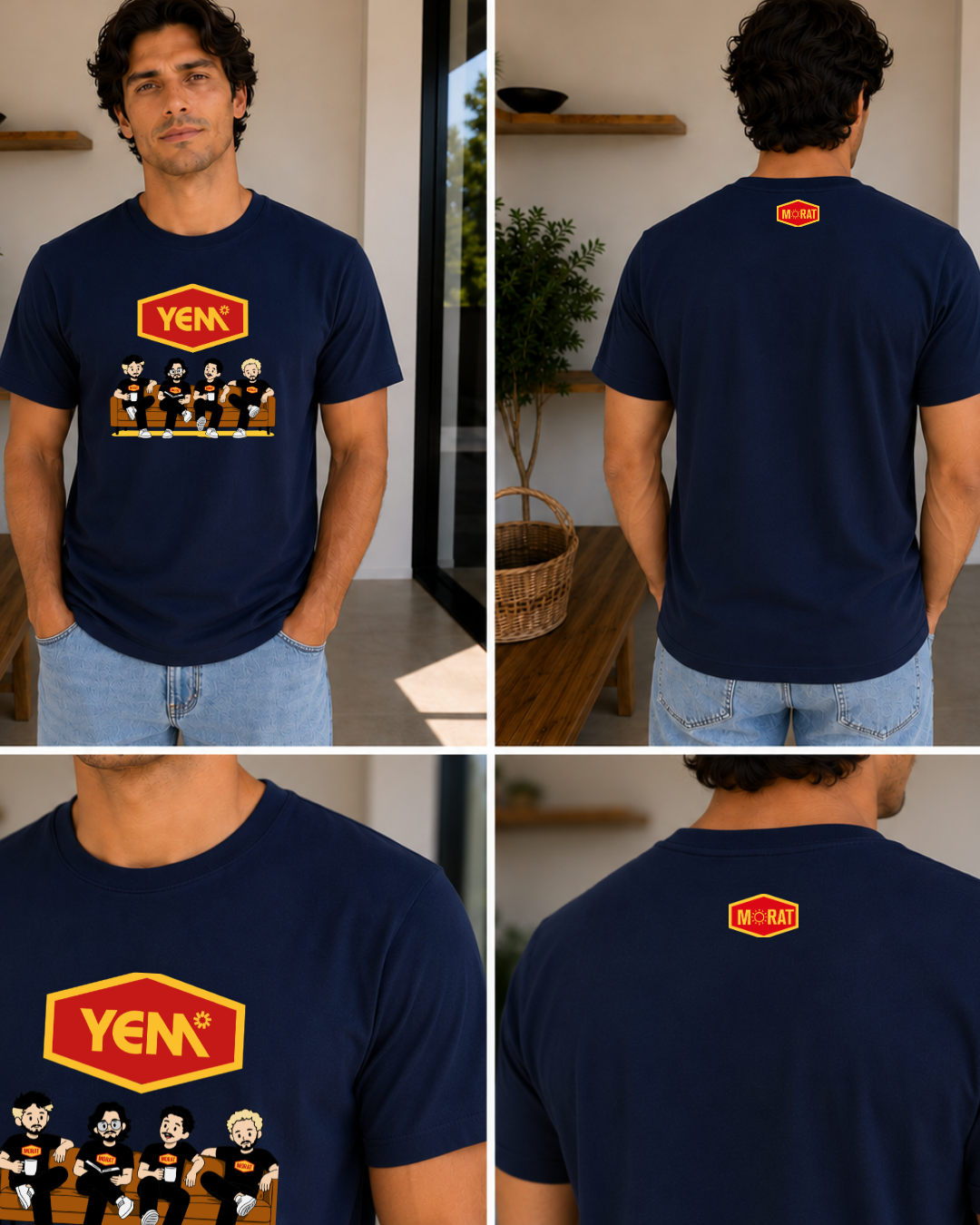 Camiseta Morat - Friends Yem