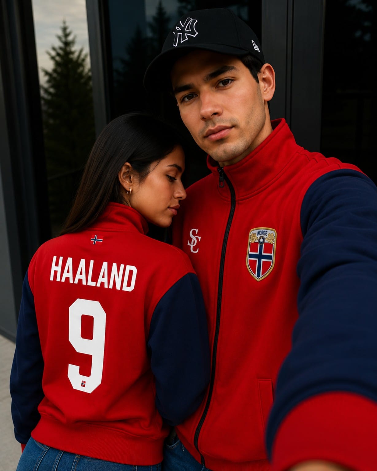 Hoodie abierto, Premium - Haaland 9 SC