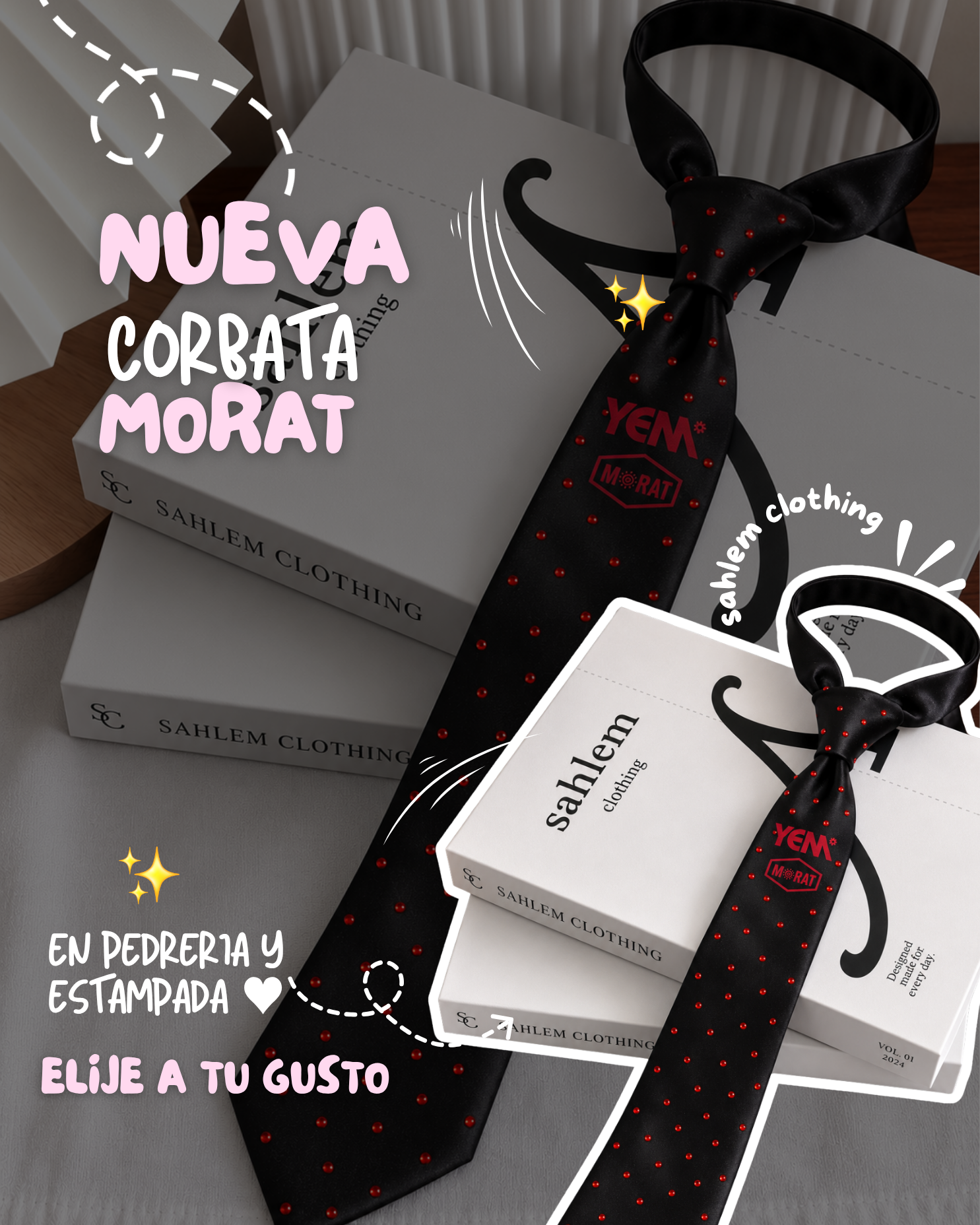 Corbata Morat Yem