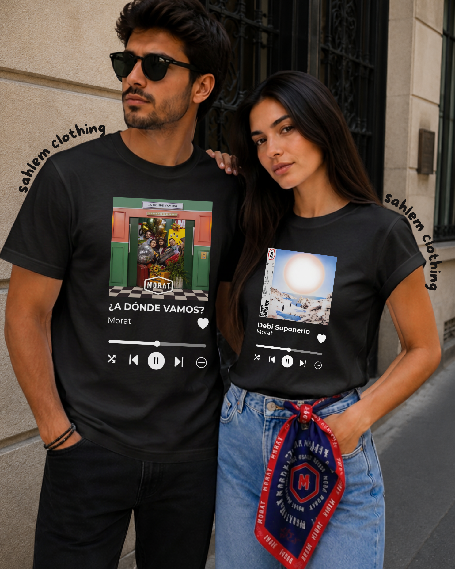 Camiseta Morat - Entre canciones (personalizable)