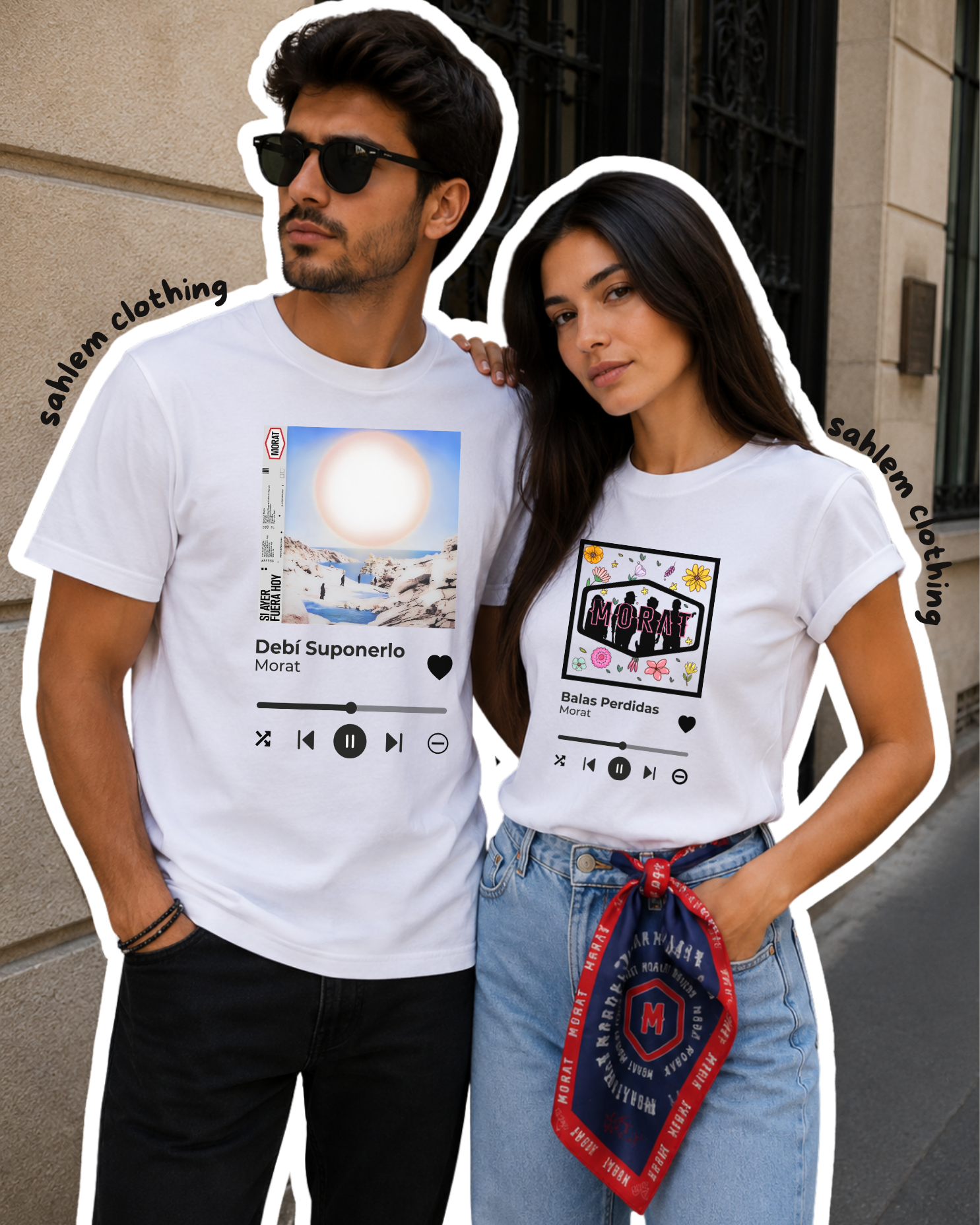 Camiseta Morat - Entre canciones (personalizable)