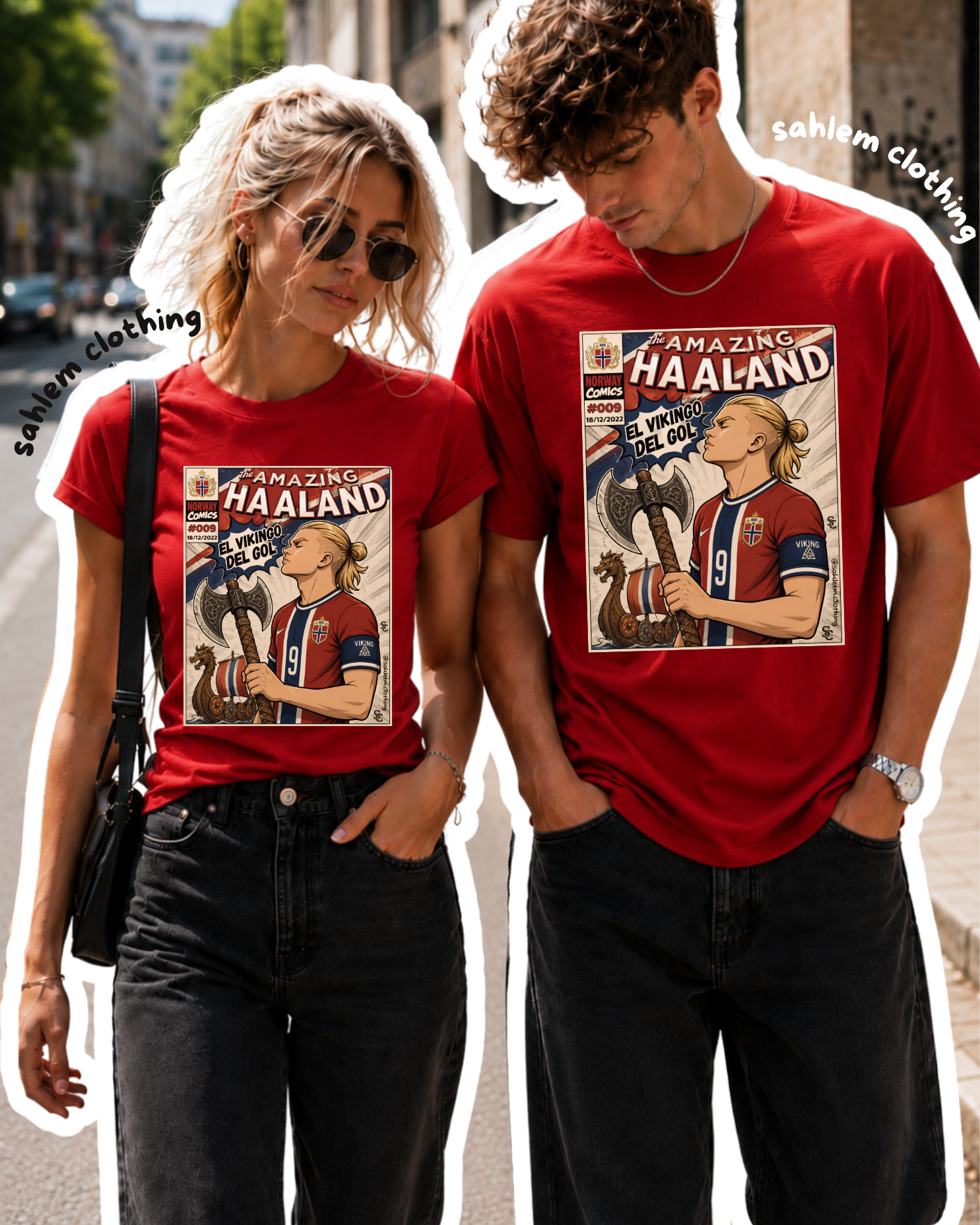 Camiseta Amazing Haaland – Hero Edition