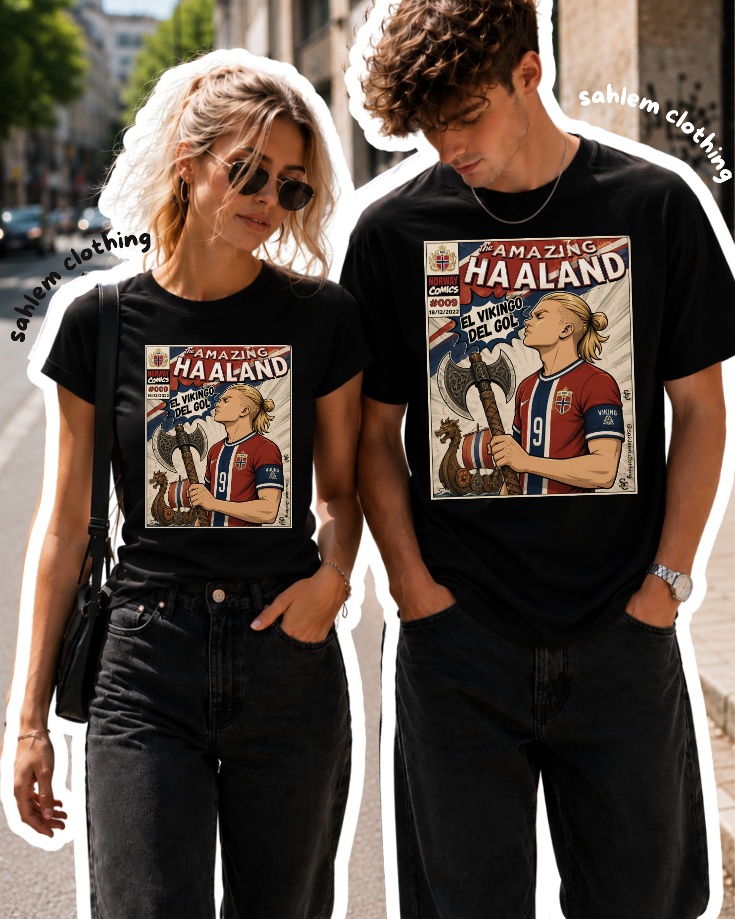 Camiseta Amazing Haaland – Hero Edition